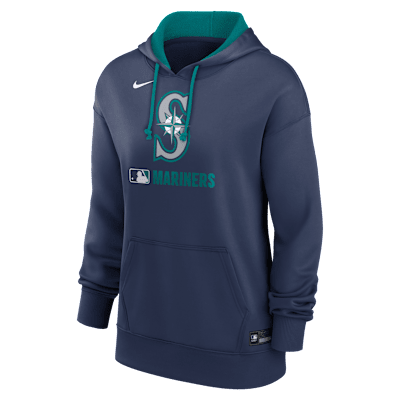 売れ筋商品|||ナイキ パーカー・スウェットシャツ アウター レディース Men's Navy Seattle Mariners Statement Ball Game Fleece Pullover Sweatshirt Navy Seattle Mariners Authentic Collection Women's Nike Therma